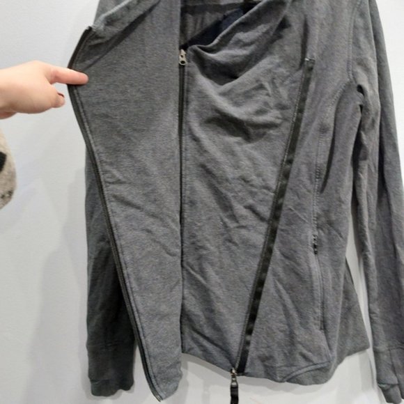 Lululemon Heathered Black Turn Jacket Size 8 - Picture 8 of 9